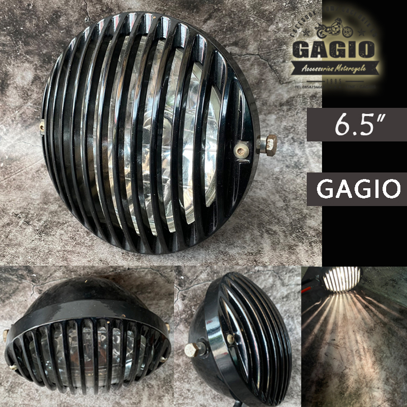 【GAGIO MOTOR PARTS】圓形頭燈 (6.5英吋)
